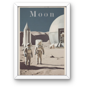 Moon Base Poster